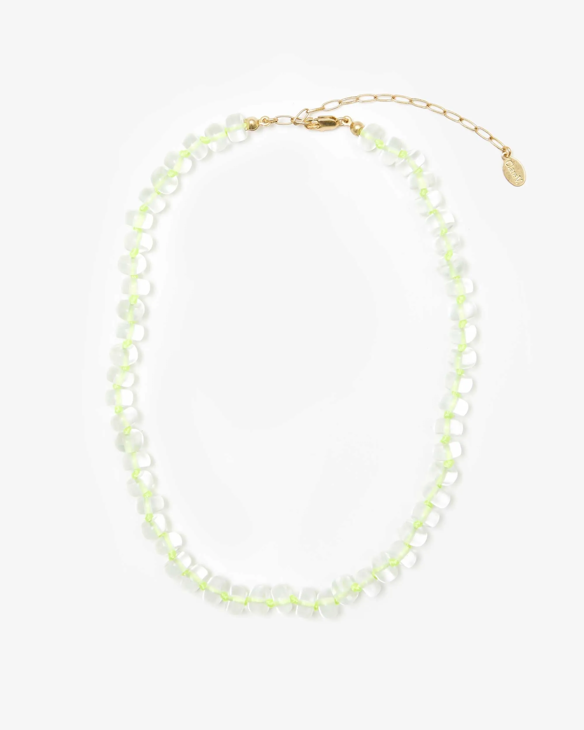 Stone Slice Necklace sold by Clare Vivier