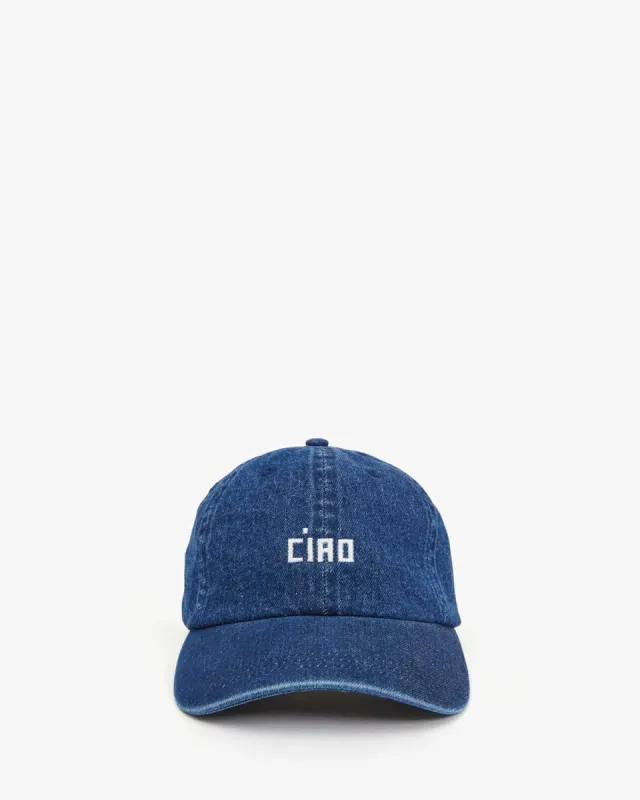 Denim Baseball Hat sold by Clare Vivier