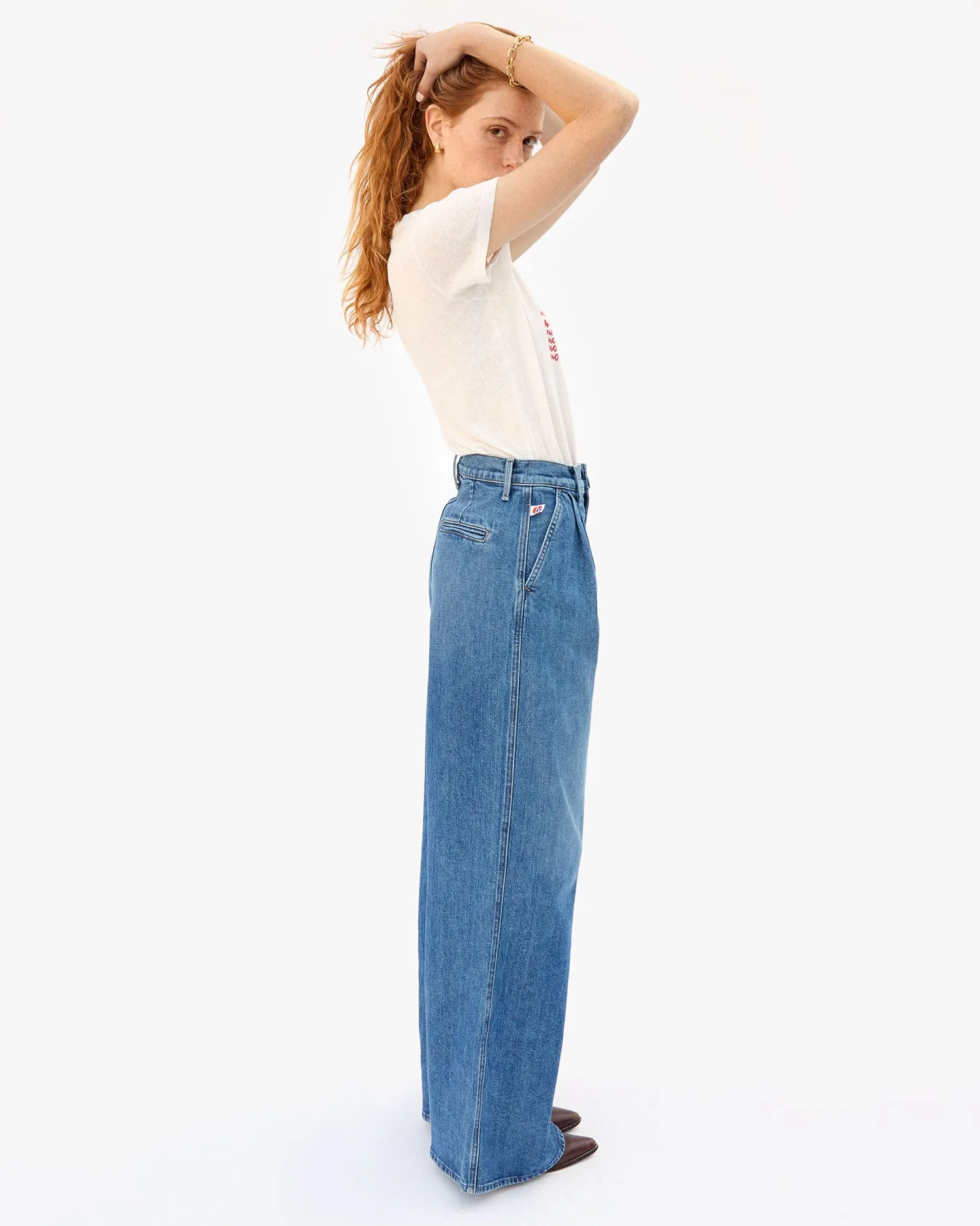 Pleated Belle Prep Heel sold by Clare Vivier product image thumbnail 3