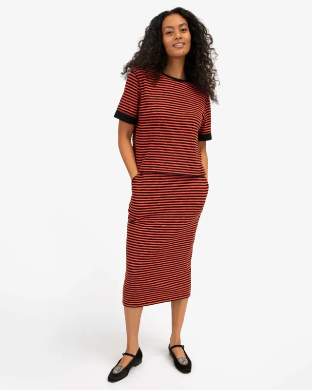 Le Tube Skirt sold by Clare Vivier