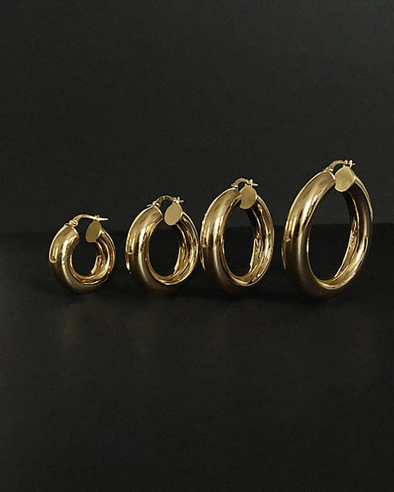 Bold Hoop Earrings sold by Clare Vivier product image thumbnail 3
