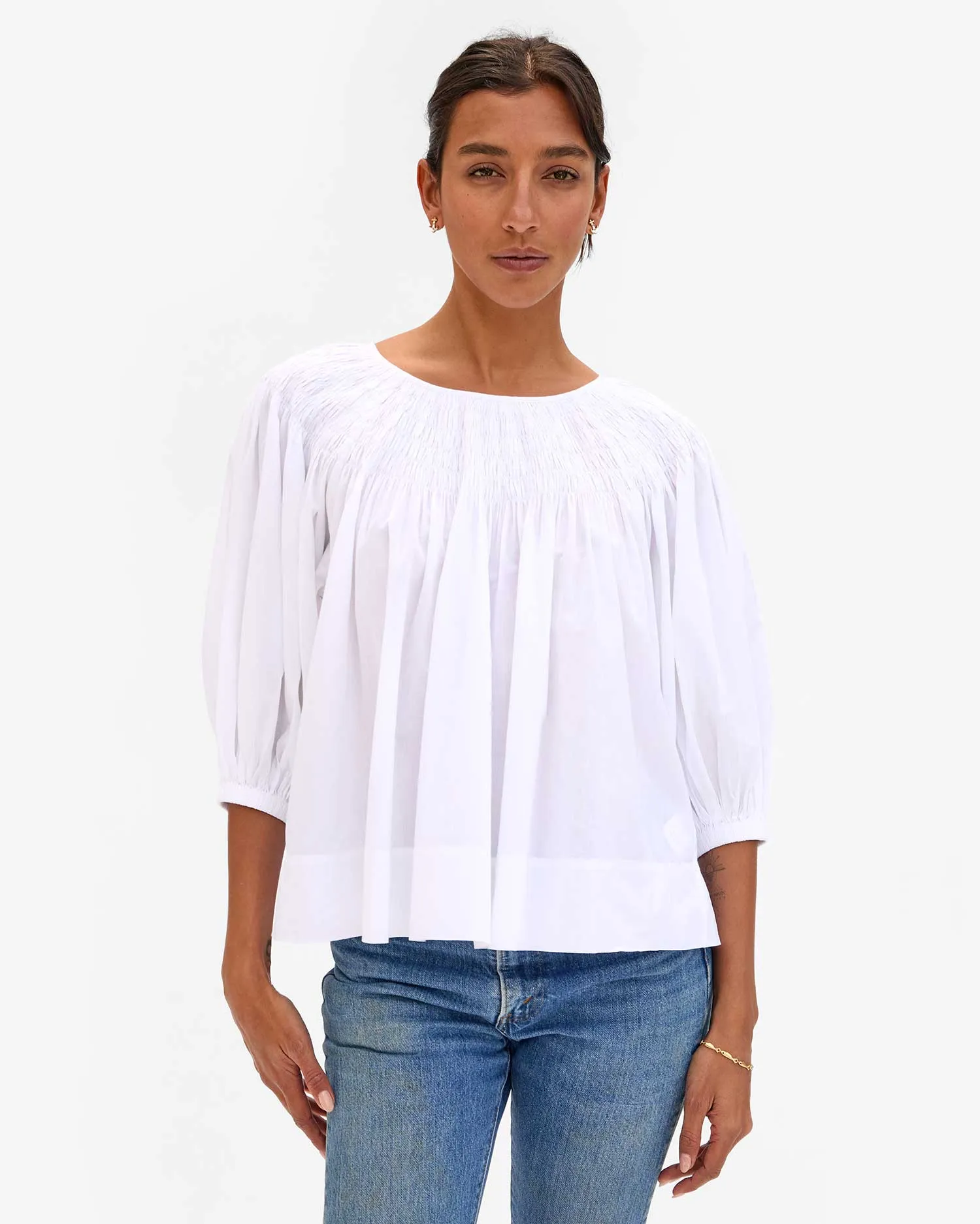 Fleur Blouse sold by Clare Vivier