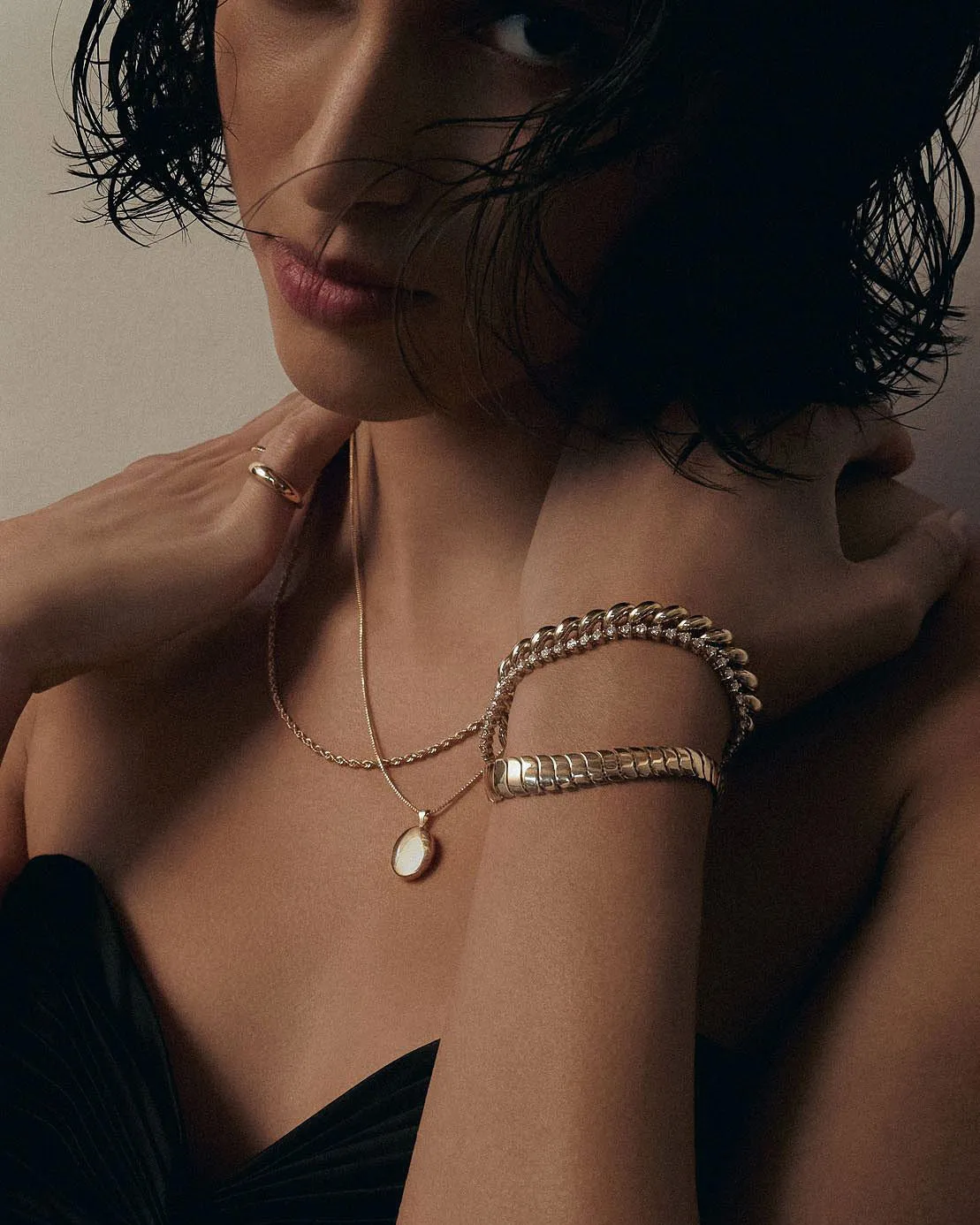 Bold Cobra Chain Bracelet sold by Clare Vivier product image thumbnail 2