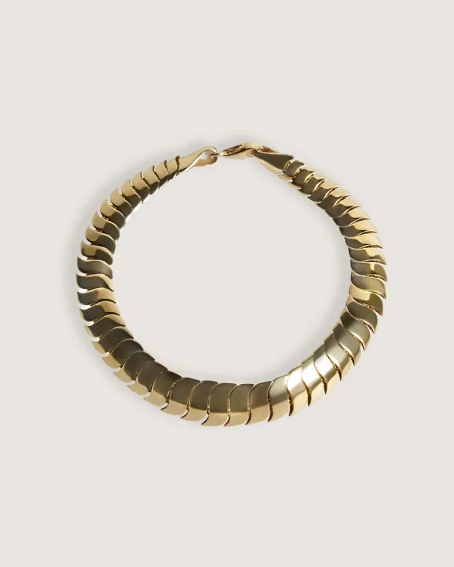 Bold Cobra Chain Bracelet sold by Clare Vivier
