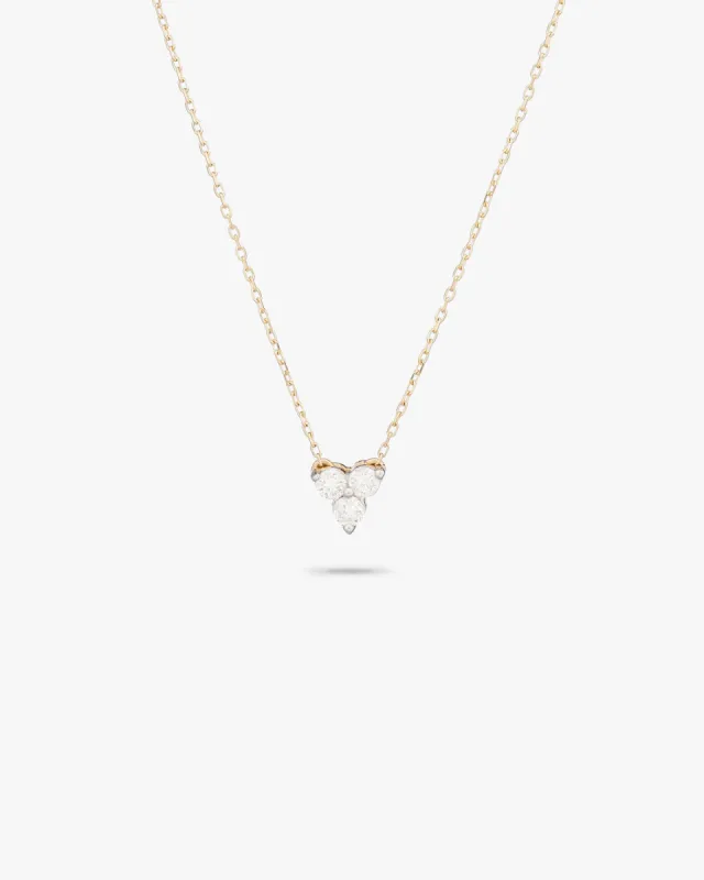 Diamond Cluster Necklace sold by Clare Vivier