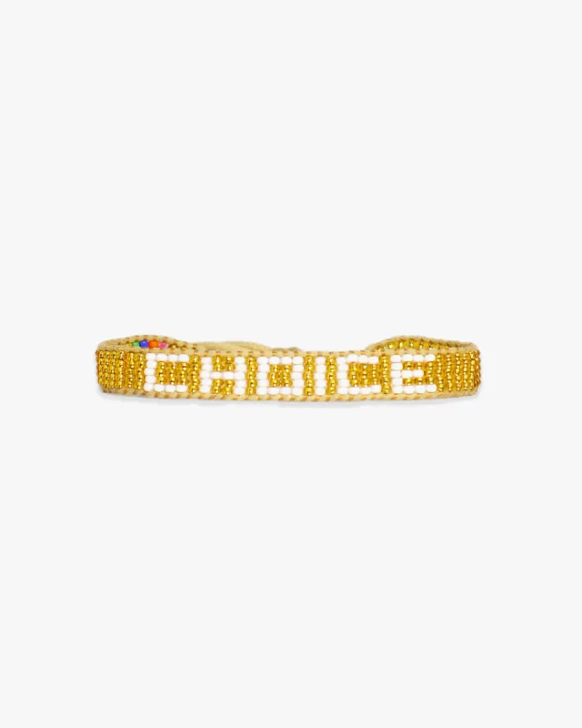 Choice Woven Bracelet made by Clare Vivier