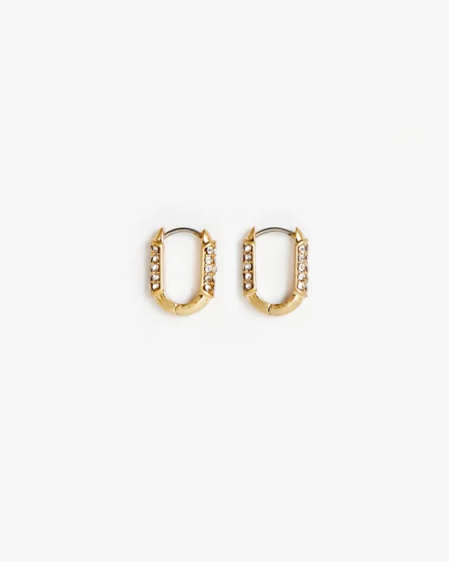 Le Link Huggie Earrings made by Clare Vivier
