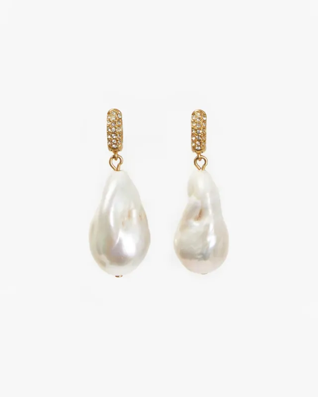 Baroque Pearl Earrings sold by Clare Vivier