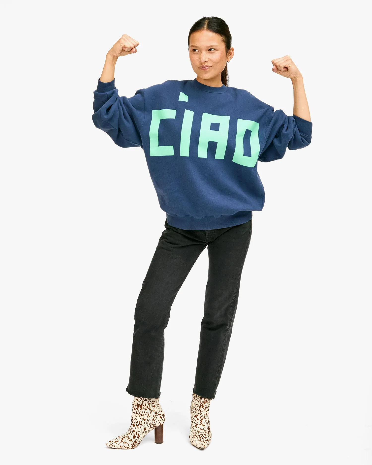 Oversized Sweatshirt sold by Clare Vivier product image thumbnail 4