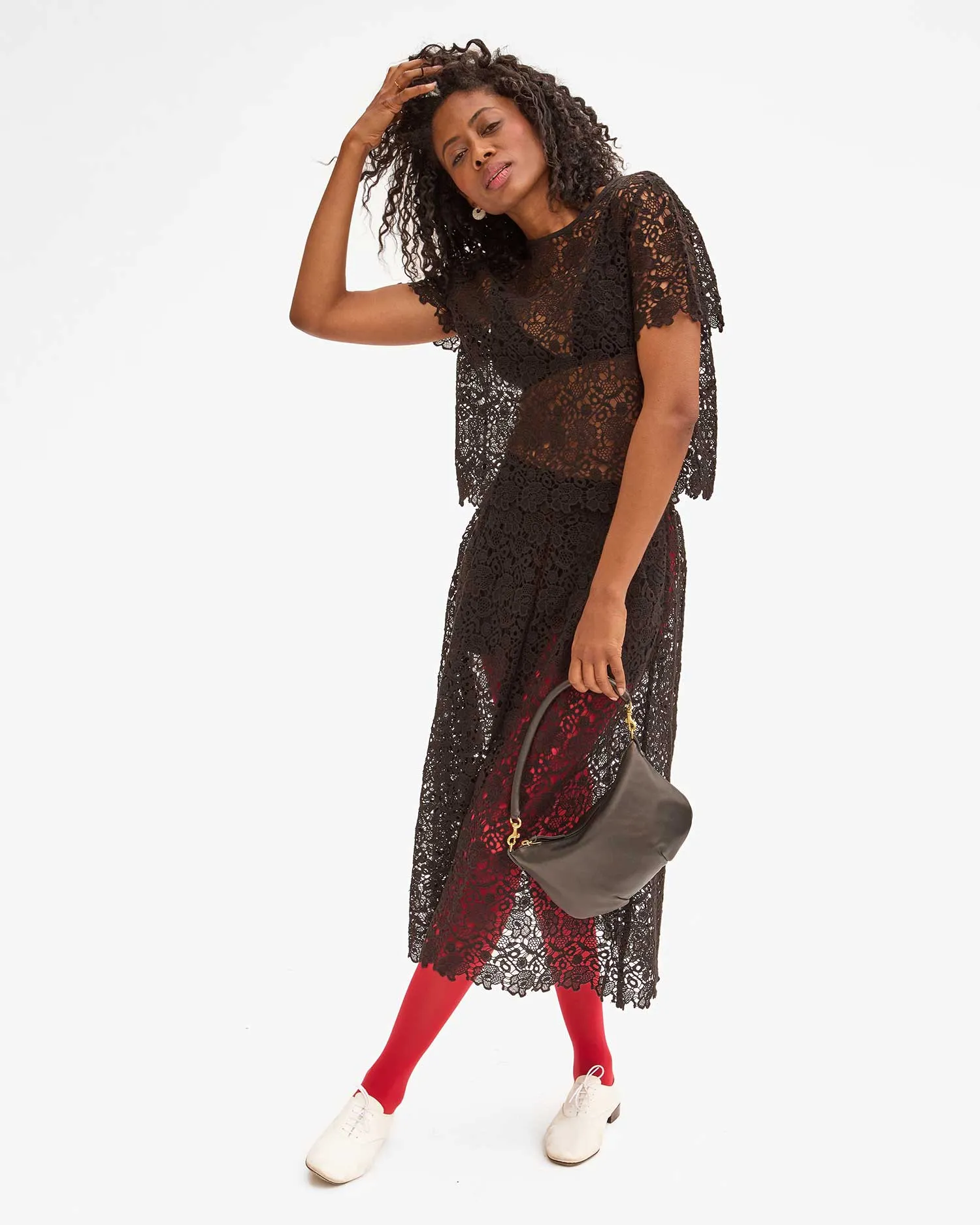 Anais Midi Skirt sold by Clare Vivier product image thumbnail 2