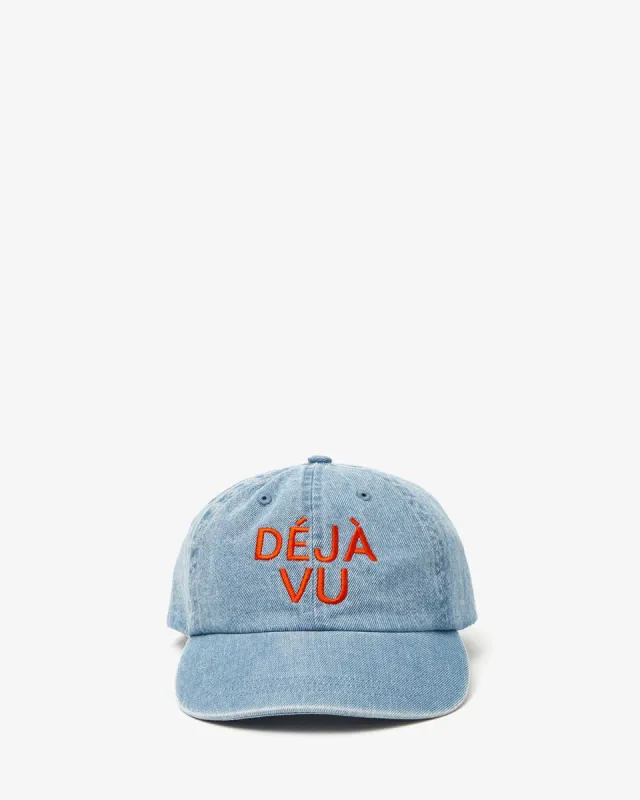 Denim Baseball Hat made by Clare Vivier