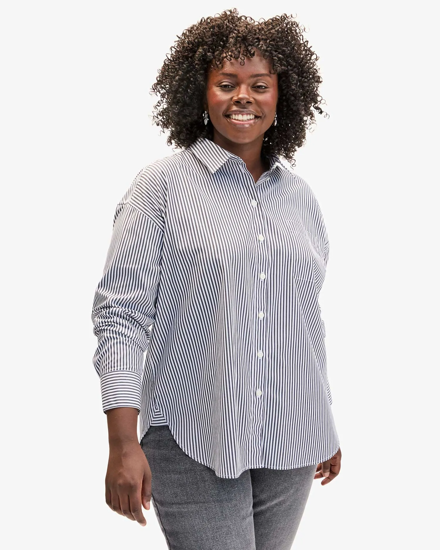 Emilette Oversized Shirt sold by Clare Vivier product image thumbnail 3