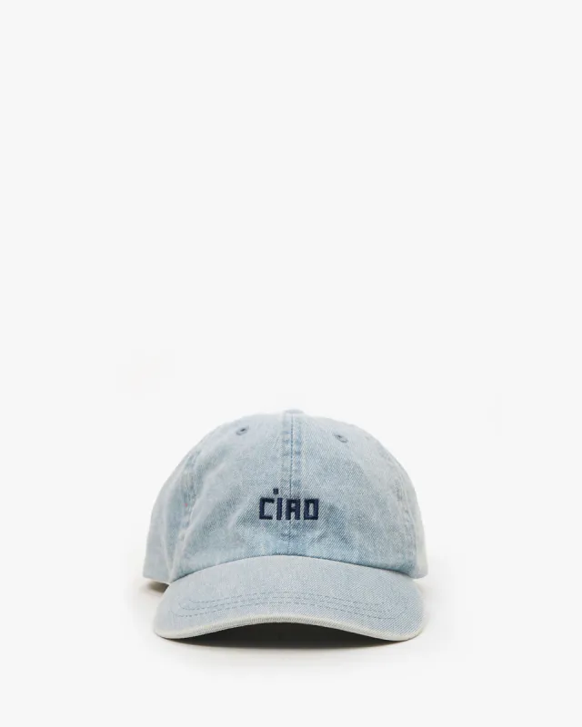 Denim Baseball Hat sold by Clare Vivier