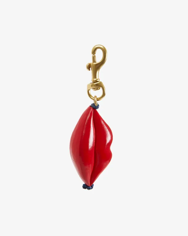 Lips Fob made by Clare Vivier