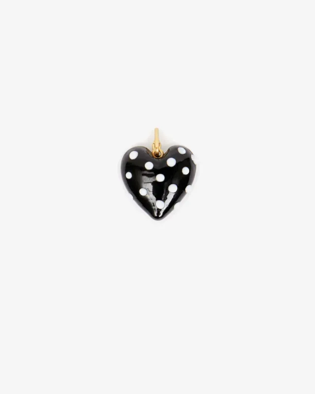 Polka Dot Heart Charm sold by Clare Vivier