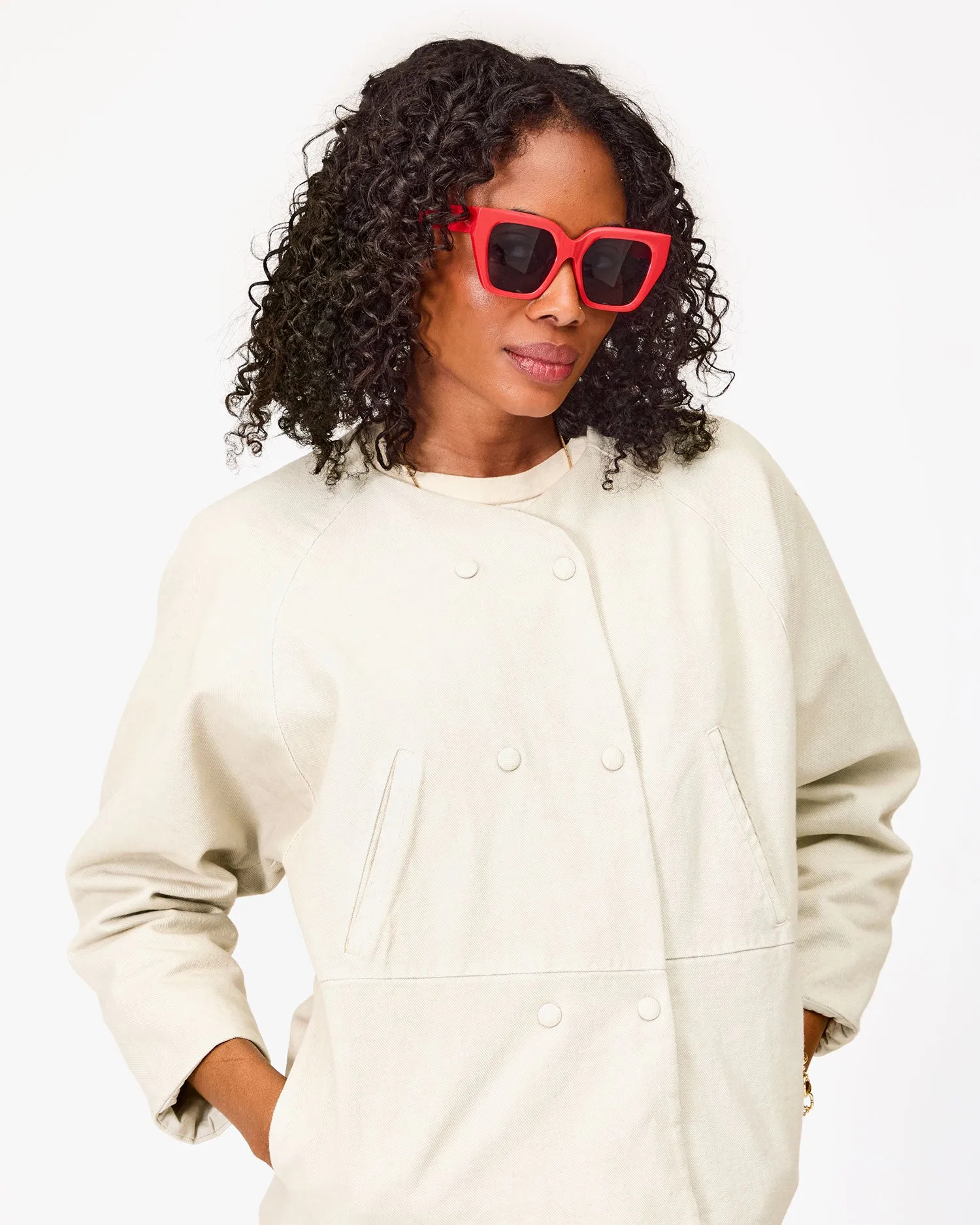 CAPRI JEAN JACKET sold by Clare Vivier product image thumbnail 2