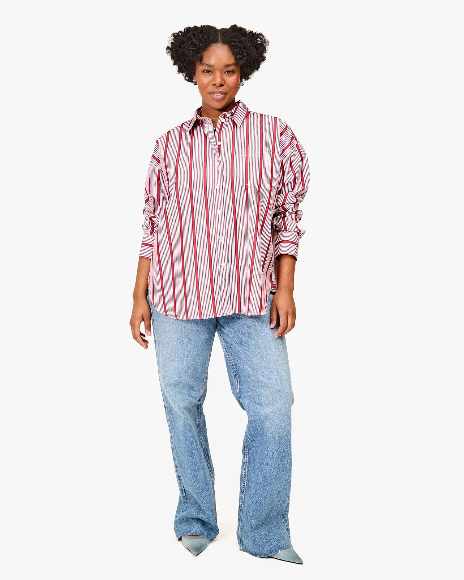 Emilette Oversized Shirt sold by Clare Vivier product image thumbnail 4