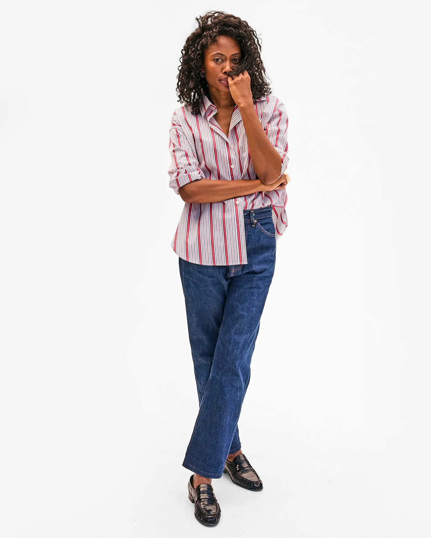 Emilette Oversized Shirt sold by Clare Vivier product image thumbnail 2