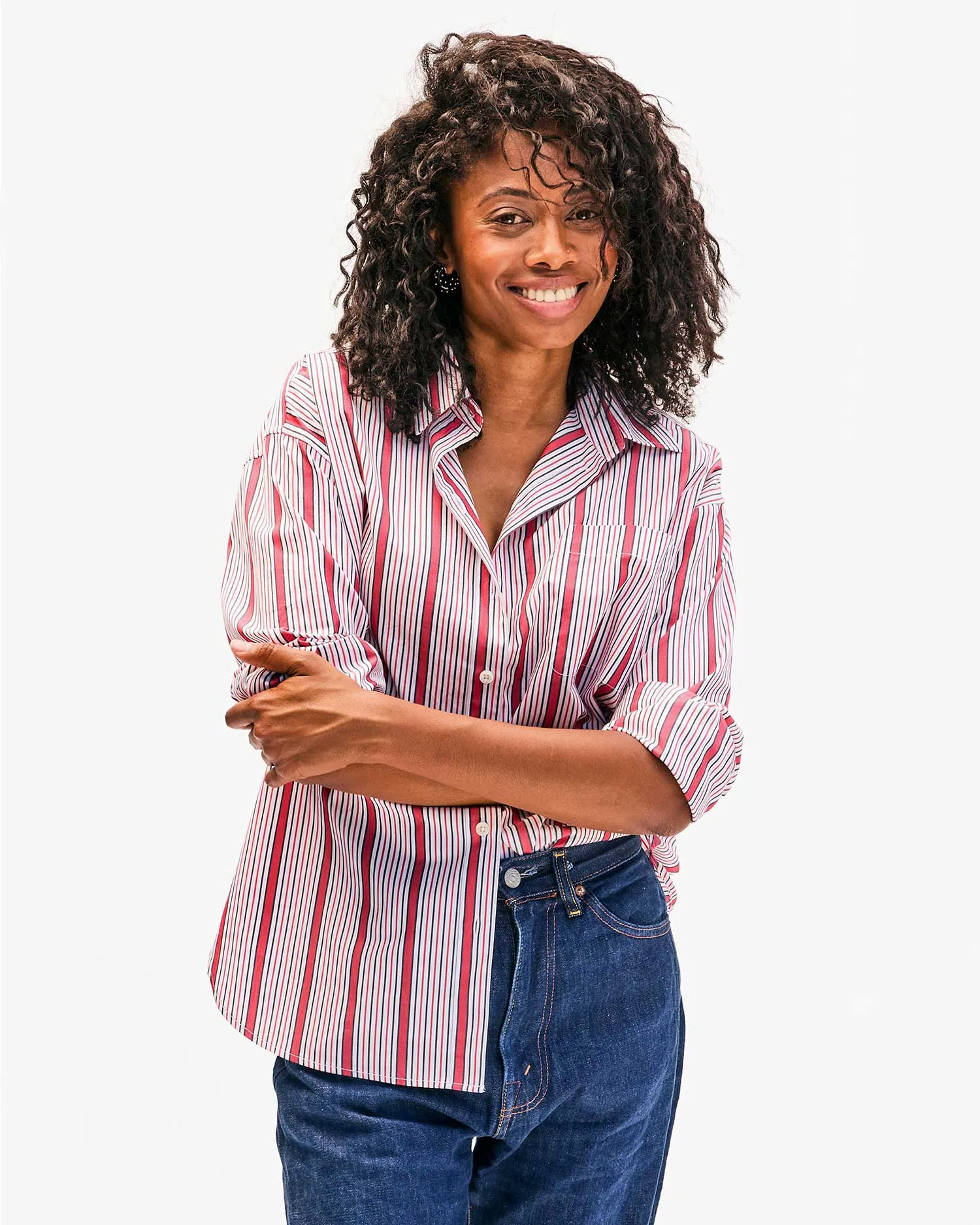 Emilette Oversized Shirt sold by Clare Vivier