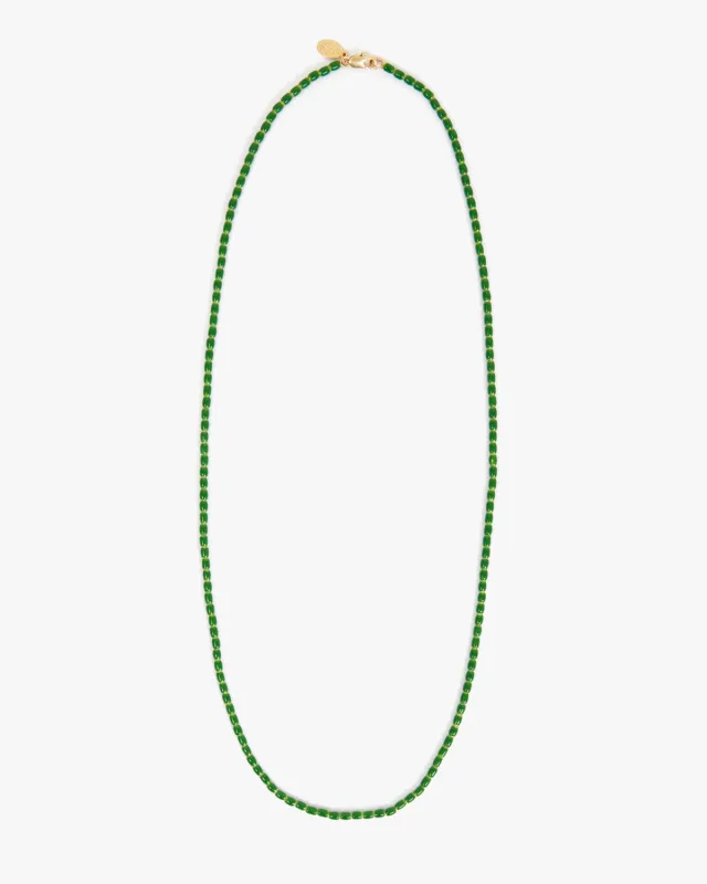 Enamel Barrel Chain Necklace sold by Clare Vivier