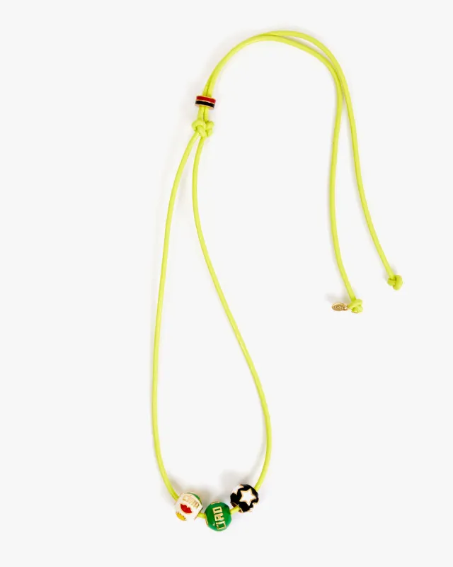 Beaded Cord Necklace sold by Clare Vivier