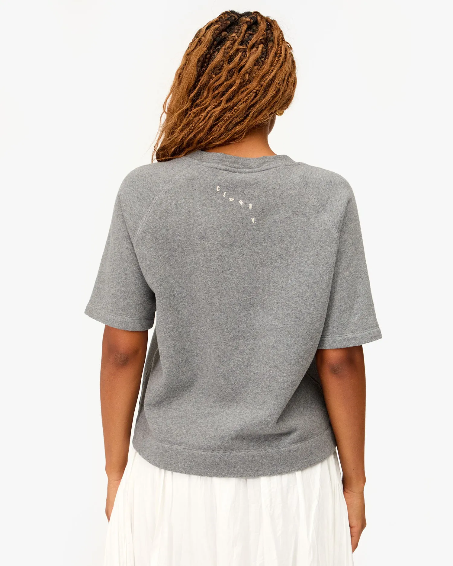 Short Sleeve Sweatshirt sold by Clare Vivier product image thumbnail 2