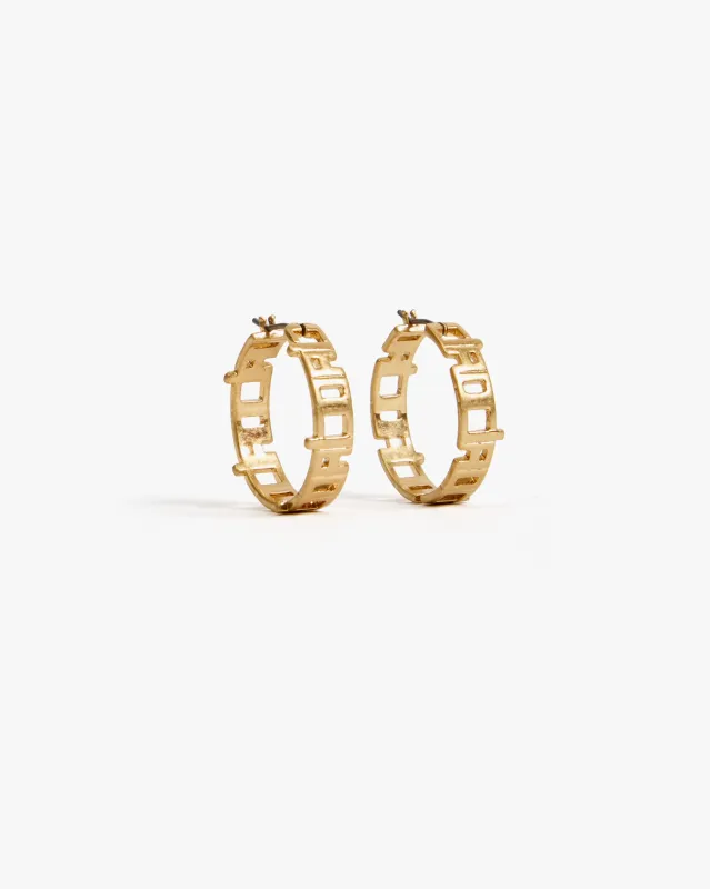 Ciao Hoop Earrings sold by Clare Vivier