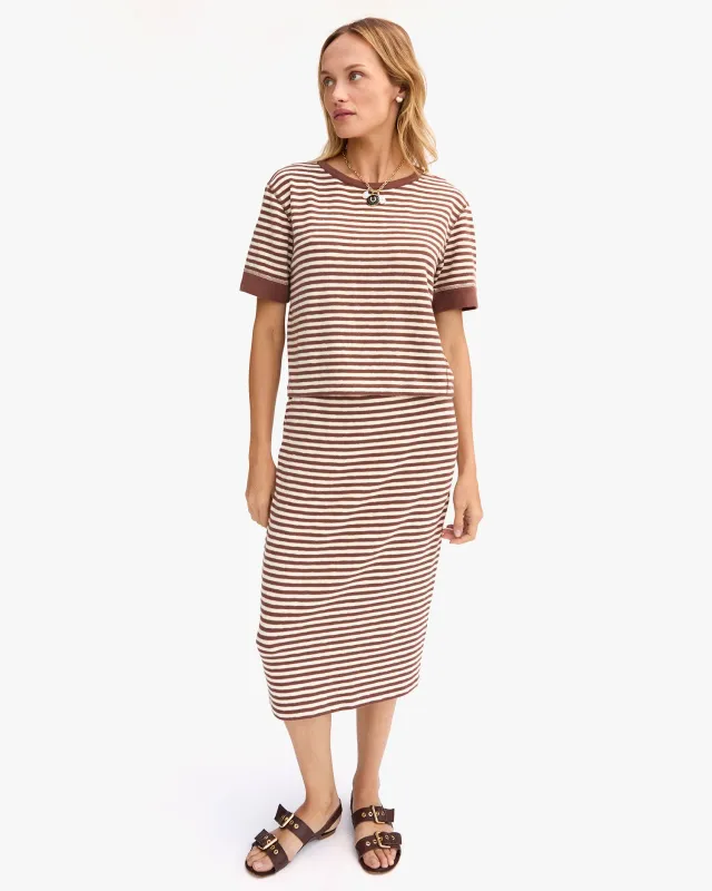 Le Tube Skirt sold by Clare Vivier