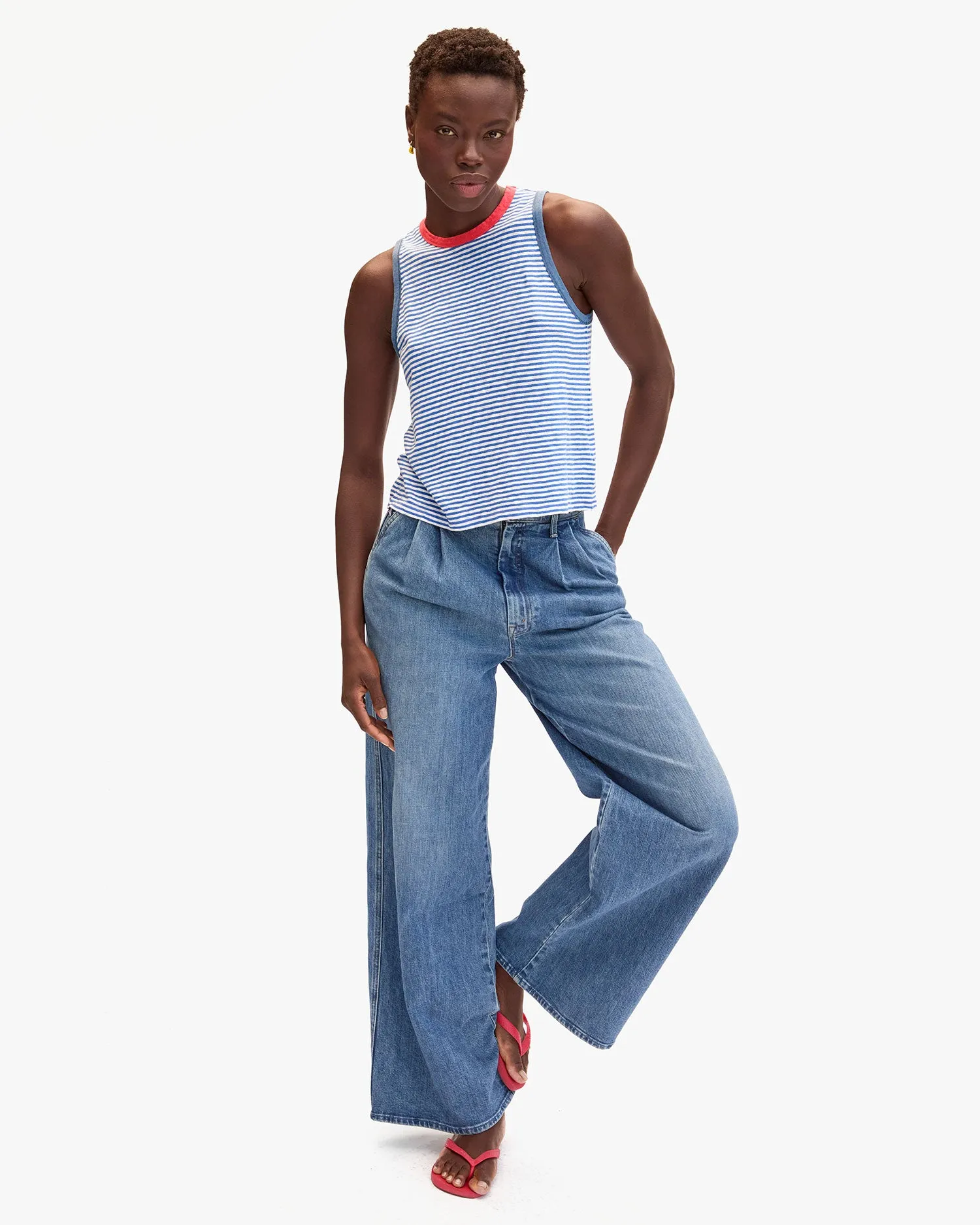 Camp Fit Tank sold by Clare Vivier product image thumbnail 3