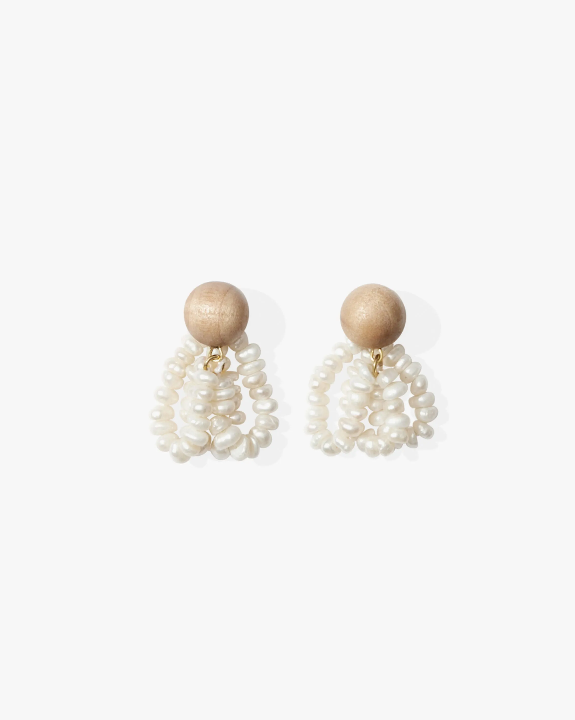 Pearl Cluster Earrings sold by Clare Vivier