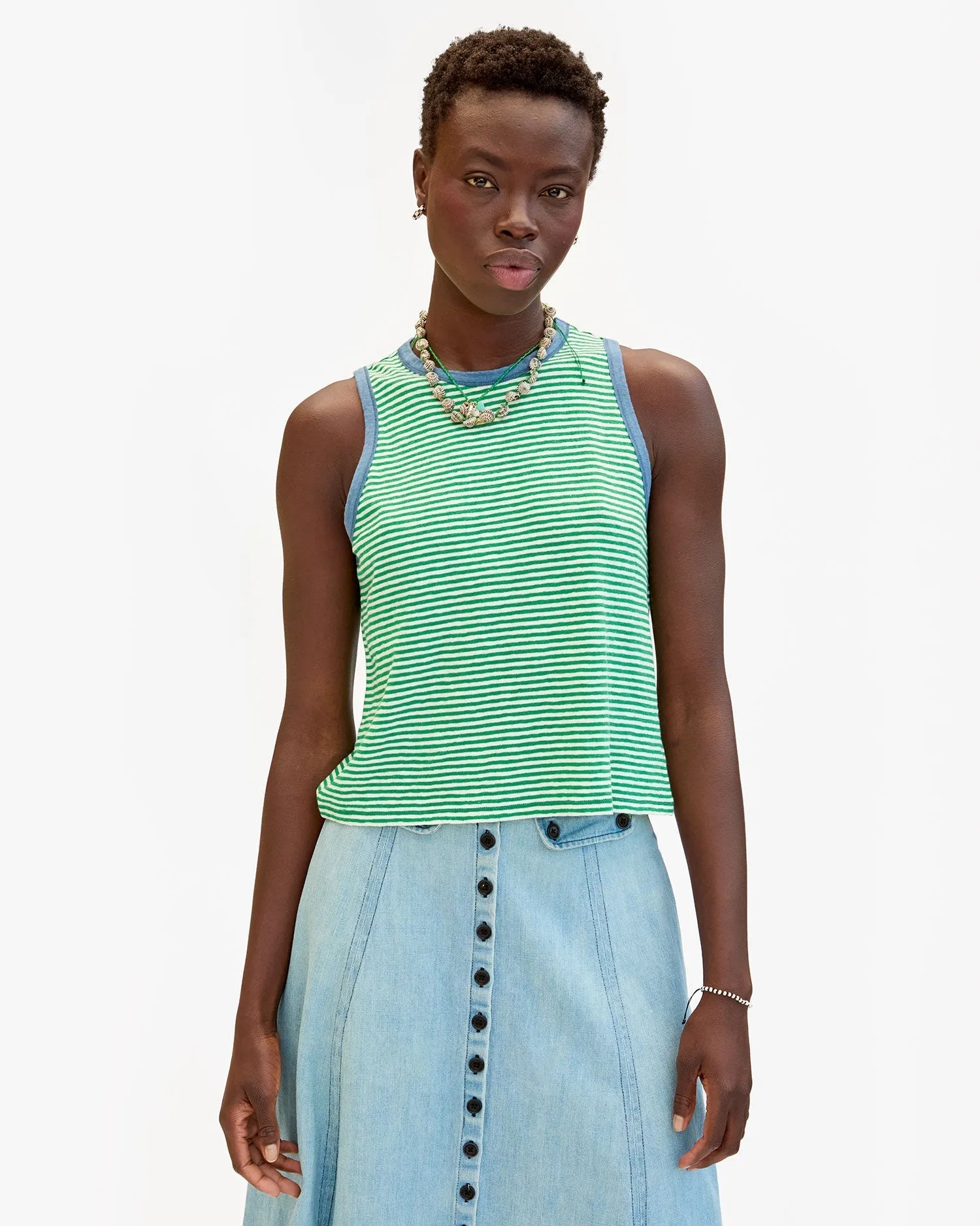 Camp Fit Tank sold by Clare Vivier