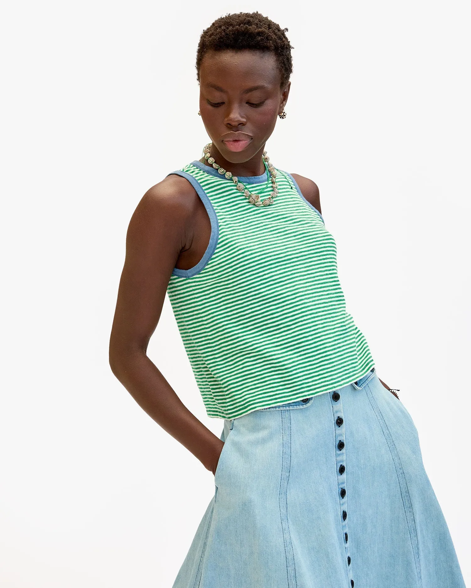 Camp Fit Tank sold by Clare Vivier product image thumbnail 2