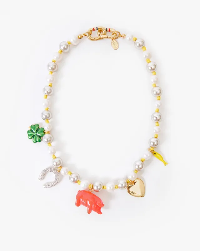 Bonne Chance Necklace sold by Clare Vivier