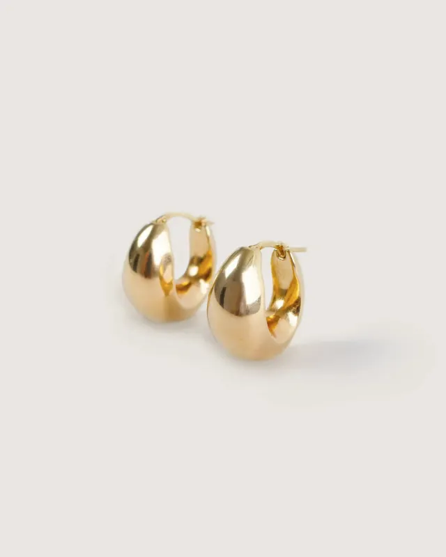 Bold Teardrop Hoop Earrings sold by Clare Vivier