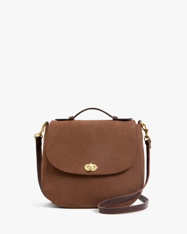 Turnlock Louis w/ Top Handle sold by Clare Vivier