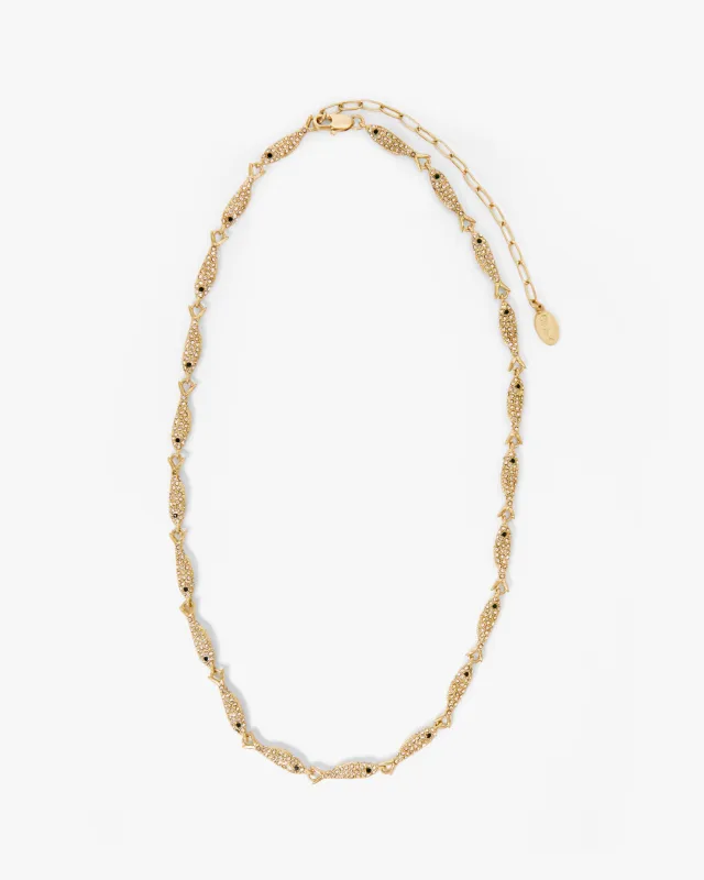 Le Pavé Sardine Necklace sold by Clare Vivier