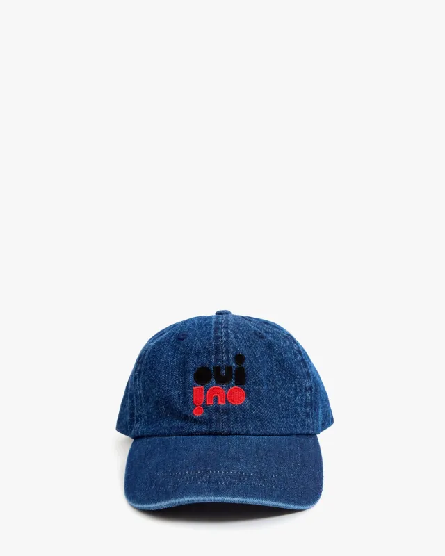 Denim Baseball Hat sold by Clare Vivier