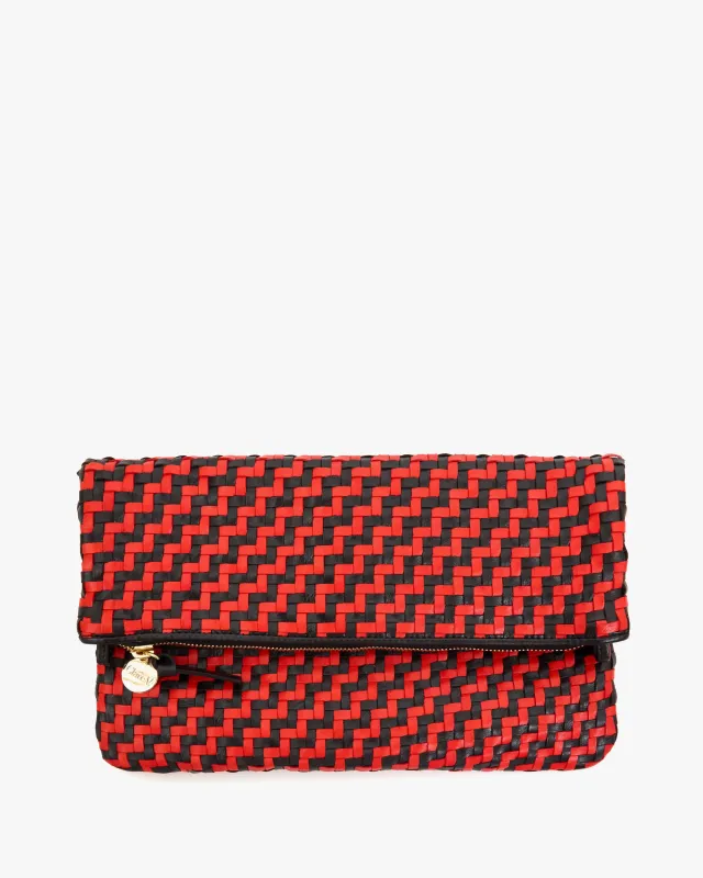 Foldover Clutch W/ Tabs sold by Clare Vivier