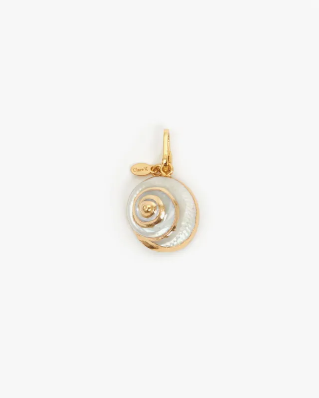 Gold Dipped Shell Charm sold by Clare Vivier