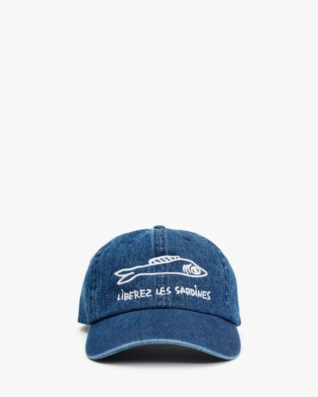 Denim Baseball Hat sold by Clare Vivier