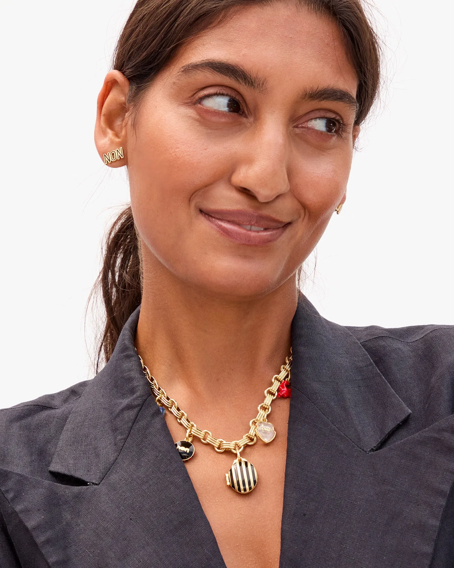 Stripe Locket sold by Clare Vivier product image thumbnail 3