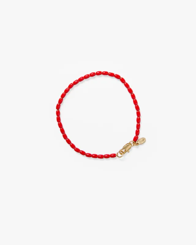 Enamel Barrel Chain Bracelet made by Clare Vivier