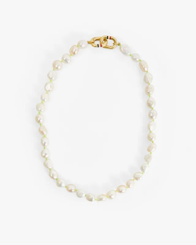 Le Pearl Necklace made by Clare Vivier
