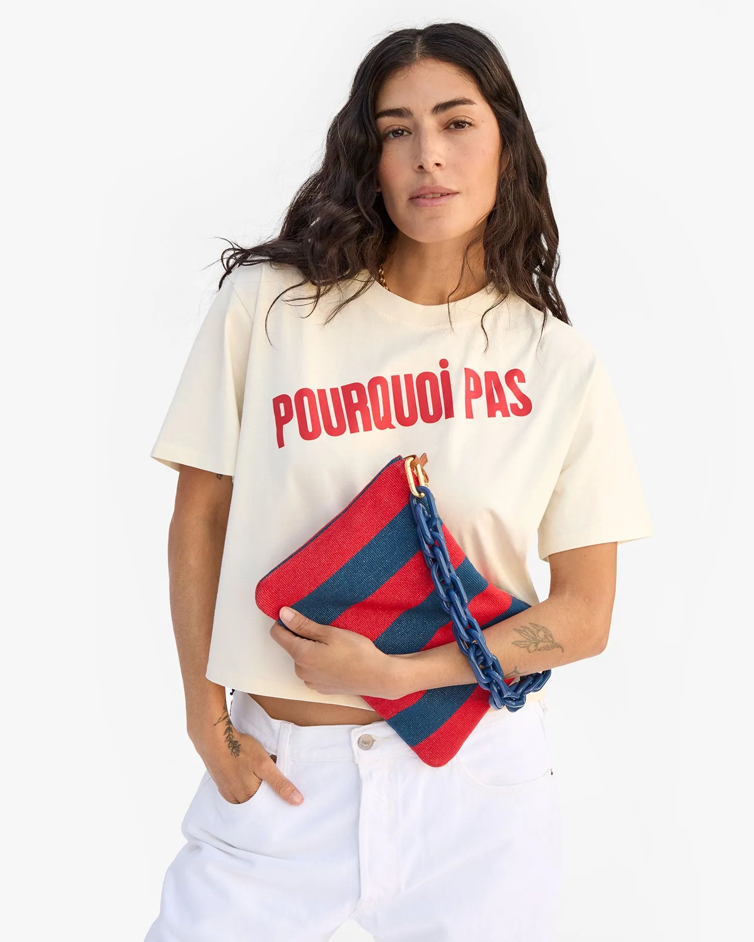 Flat Clutch w/ Tabs sold by Clare Vivier product image thumbnail 2