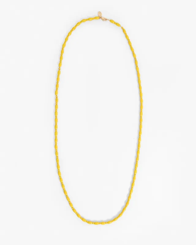 Enamel Bead Necklace - 30 In made by Clare Vivier
