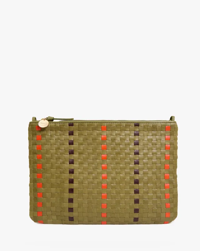 Flat Clutch w/ Tabs made by Clare Vivier