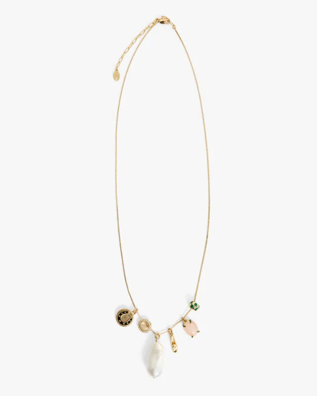 Margaux Charm Necklace made by Clare Vivier