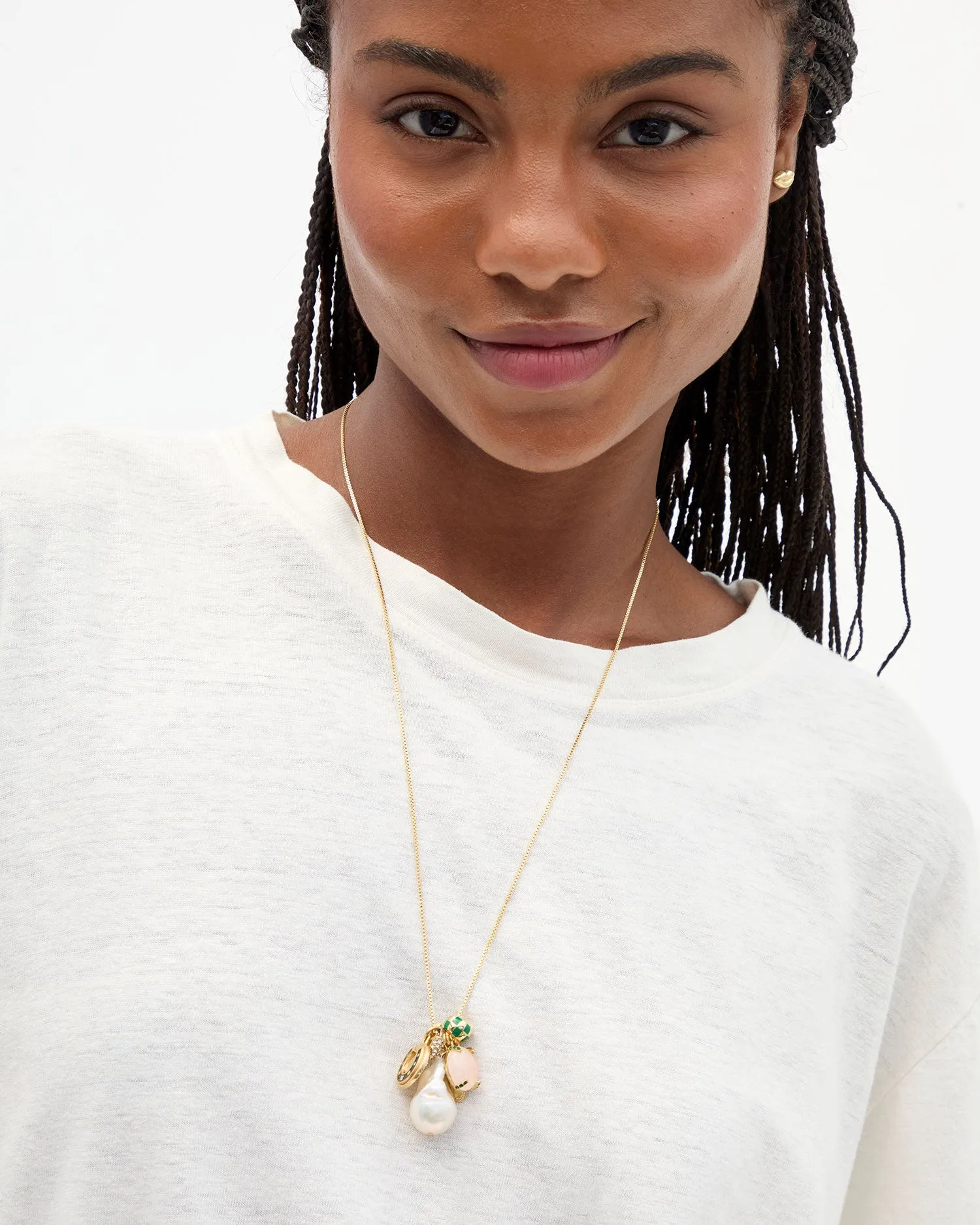 Margaux Charm Necklace sold by Clare Vivier product image thumbnail 2