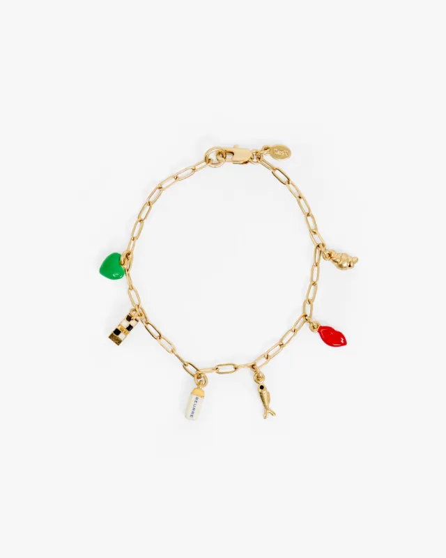 Petite Charm Chain Bracelet made by Clare Vivier