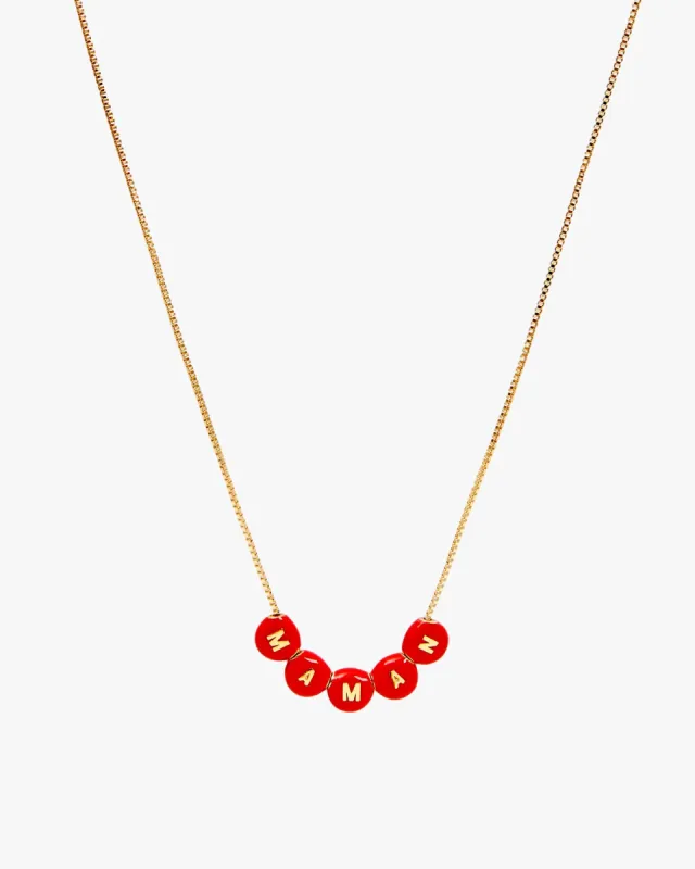Maman Bead Necklace made by Clare Vivier